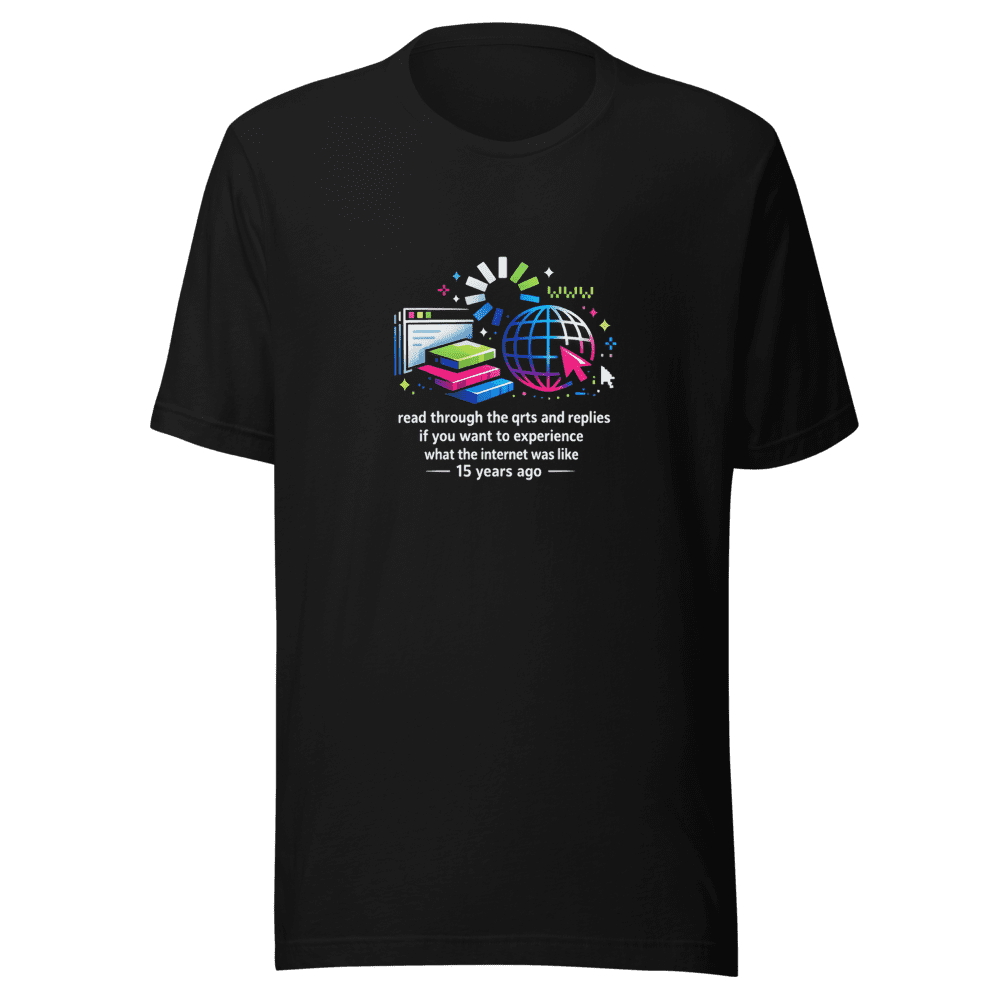 Old Internet Vibe Shirt - Retro Social Media Meme Tee