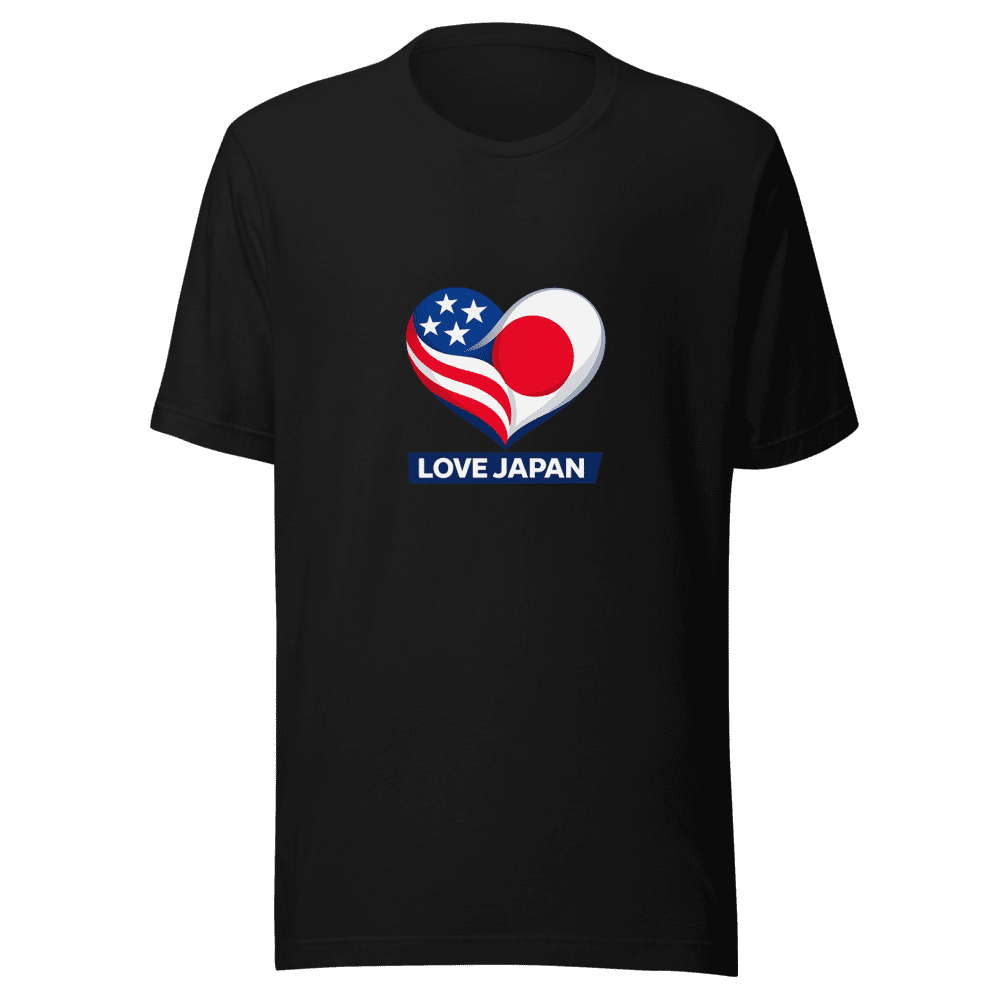 US Japan Friendship Flag Tee - Love Japan Vibes