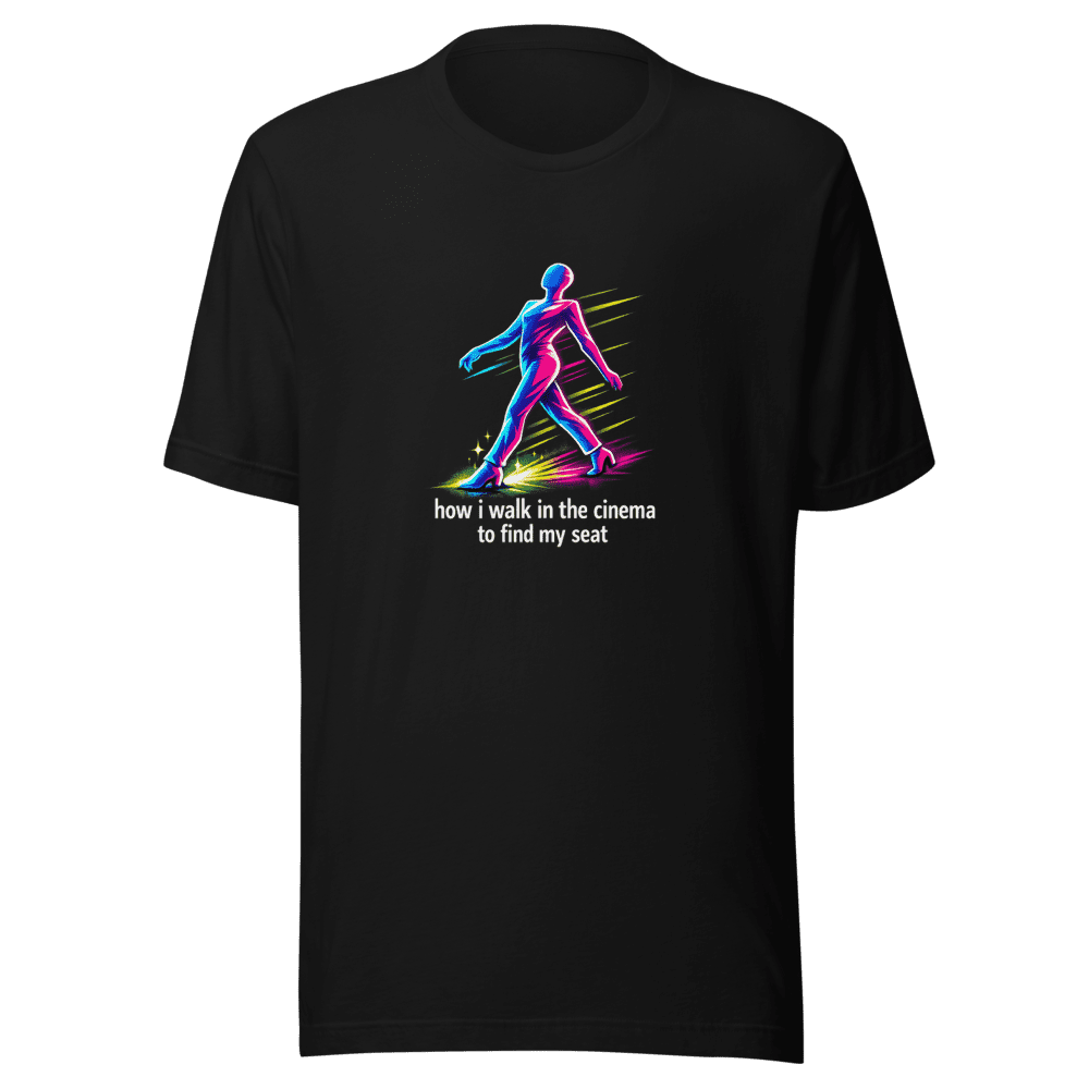Cinema Main Character Walk Tee - Viral Meme Shirt