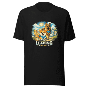 Brave Corgi German Shepherd Loyalty Dog Tee