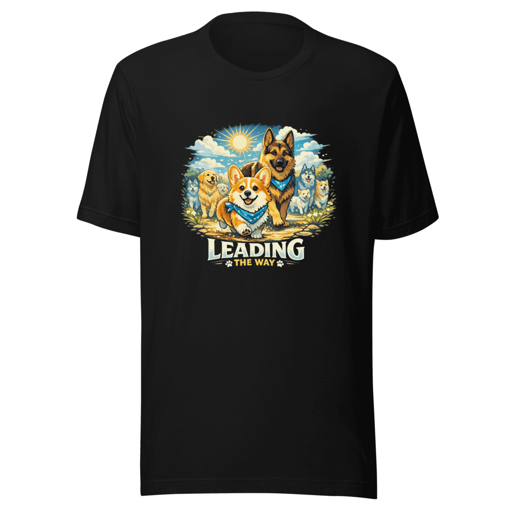 Brave Corgi German Shepherd Loyalty Dog Tee
