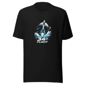 SpaceX 34th Flight Booster Tee - Reusable Rocket