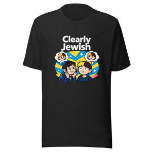 Clearly Jewish Funny Meme T-Shirt