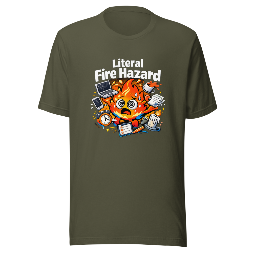 Literal Fire Hazard T-Shirt - Image 10