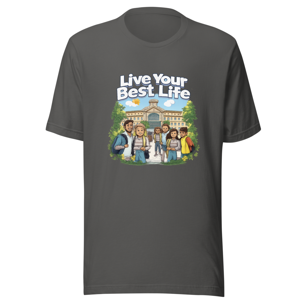 Live Your Best Life Community College Vibes Tee - Image 11