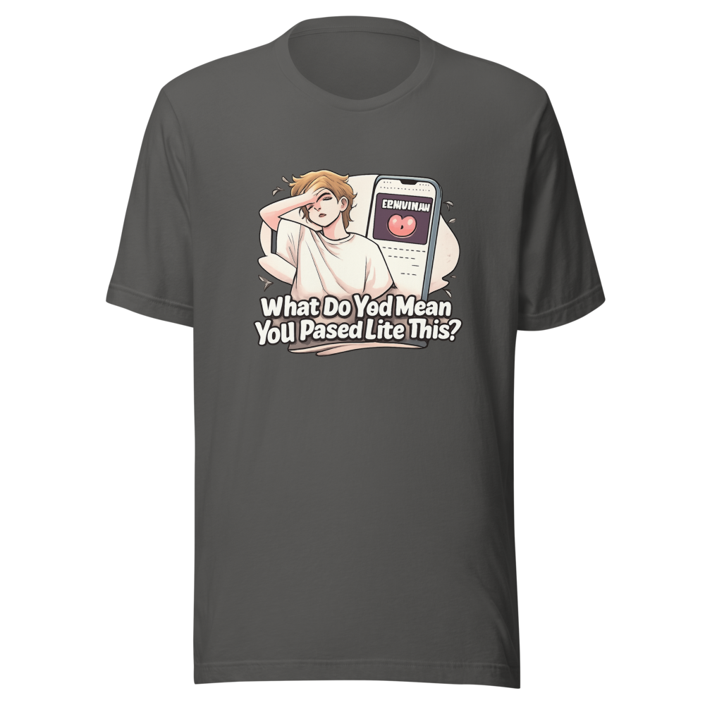 Funny YouTube Breakup Thumbnail T-Shirt - Image 11