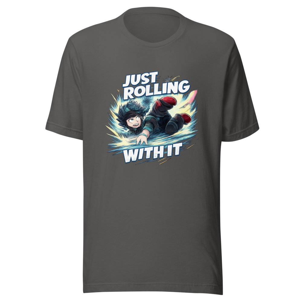 Deku Rolling With It MHA Anime T-Shirt - Image 11