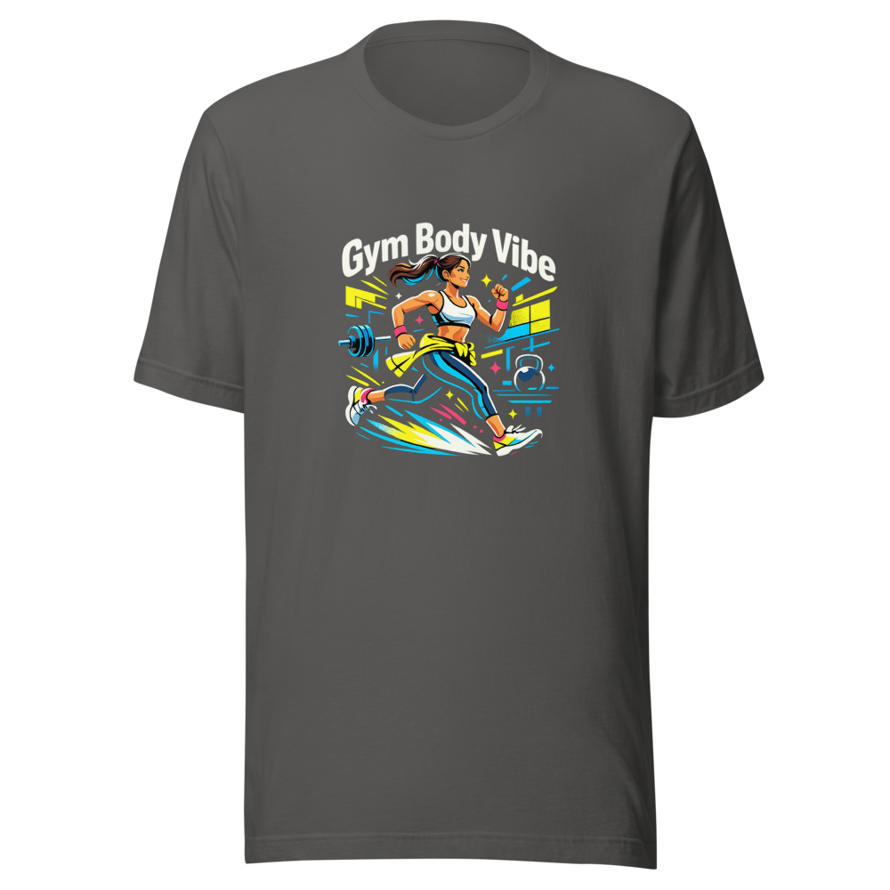 Gym Body Vibe Aesthetic T-Shirt - Image 11