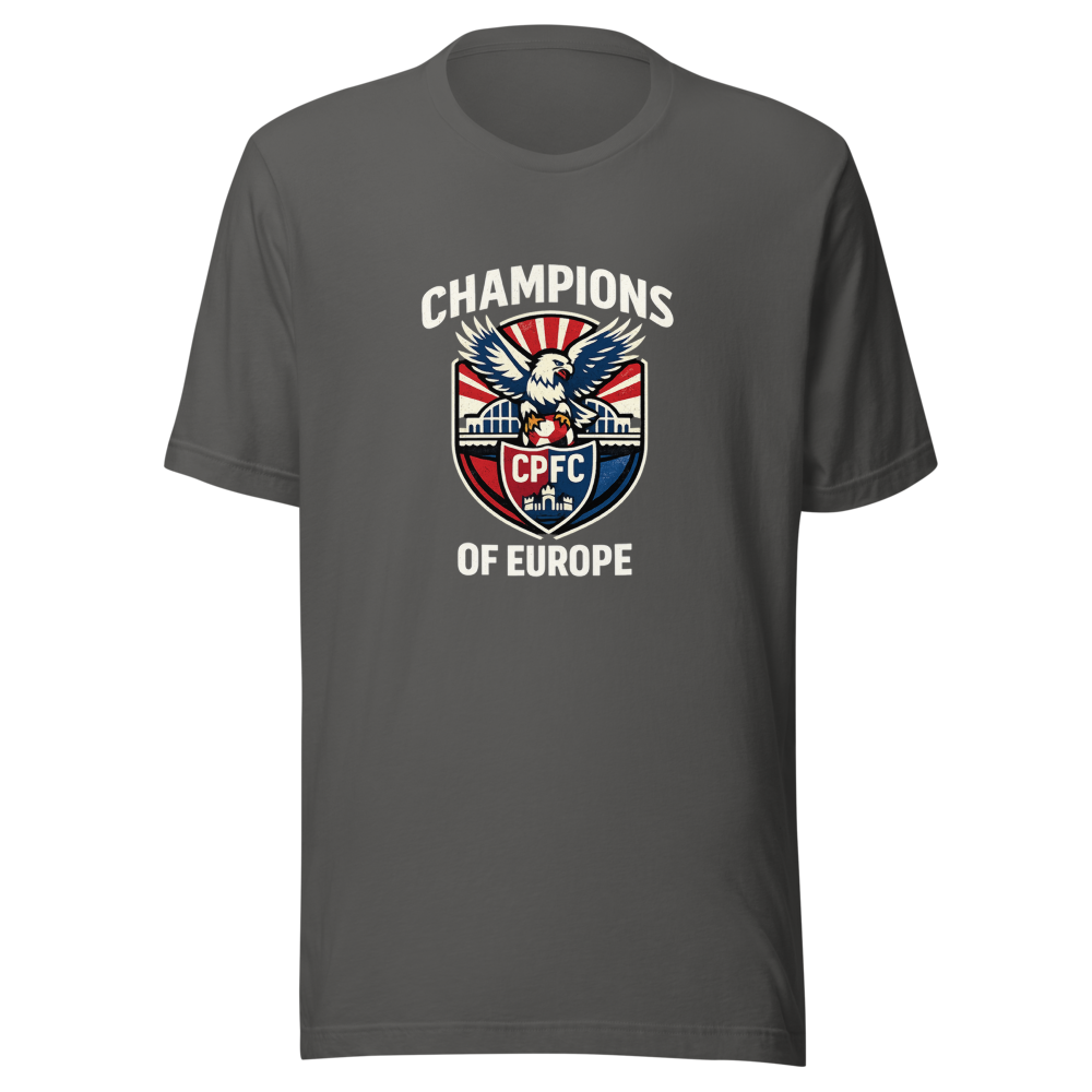 Crystal Palace Champions of Europe Retro Tee - Image 11
