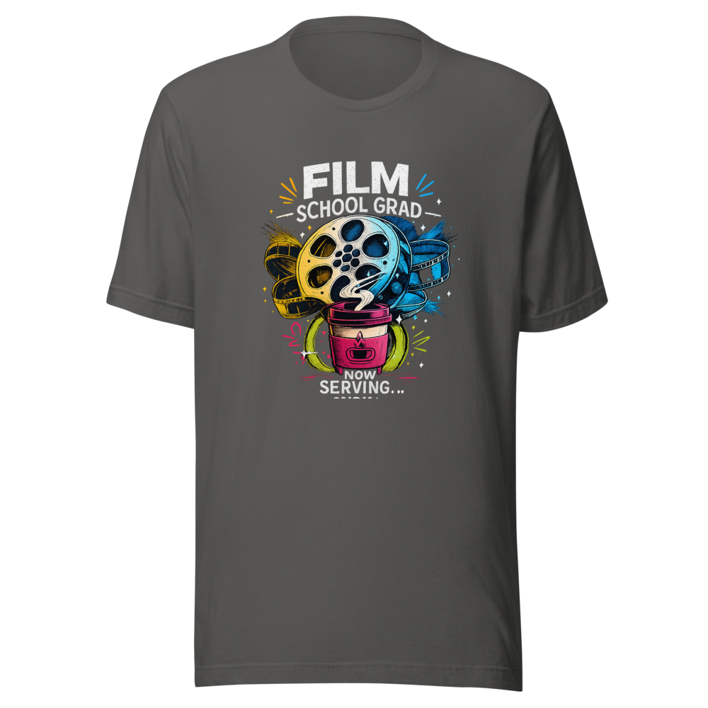 Film School Grad Barista Life T-Shirt - Image 11