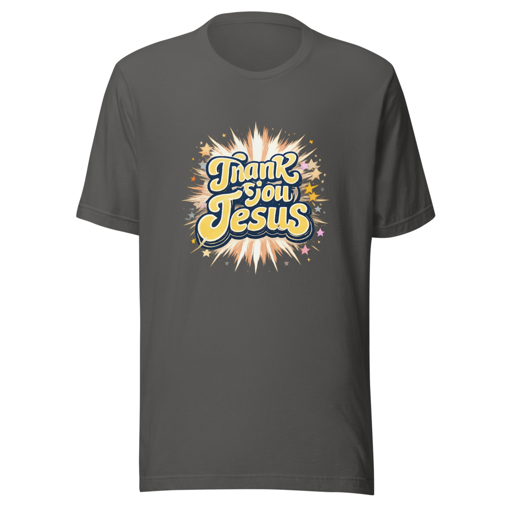 Thank You Jesus Retro Graphic Tee - Image 11
