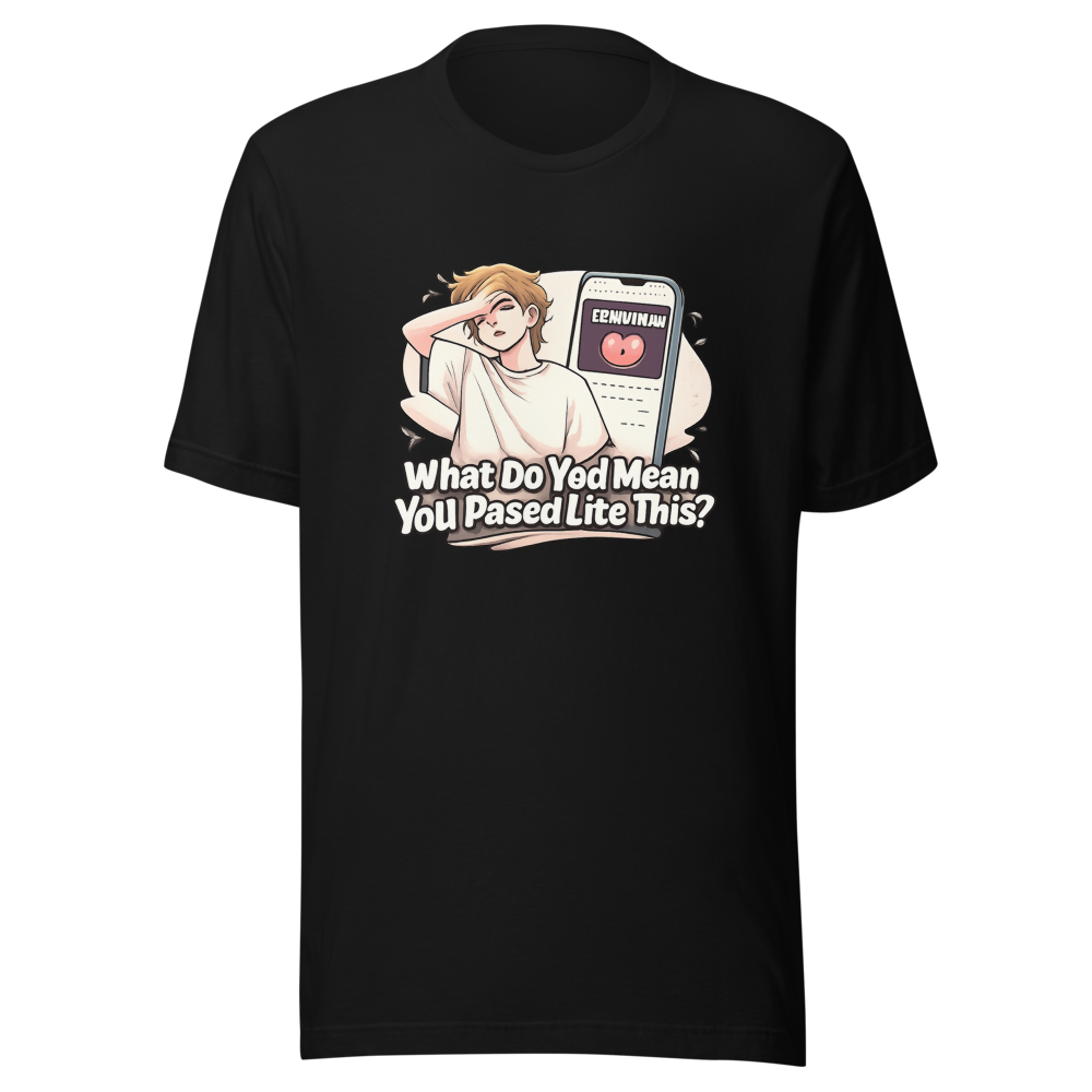 Funny YouTube Breakup Thumbnail T-Shirt - Image 2