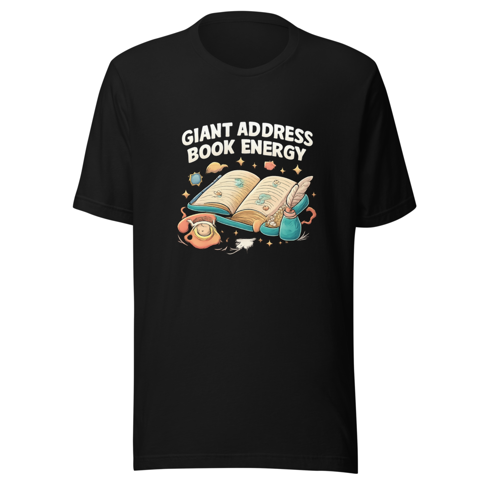 Vintage Phone Book Vibes Funny Nostalgia T-Shirt - Image 2