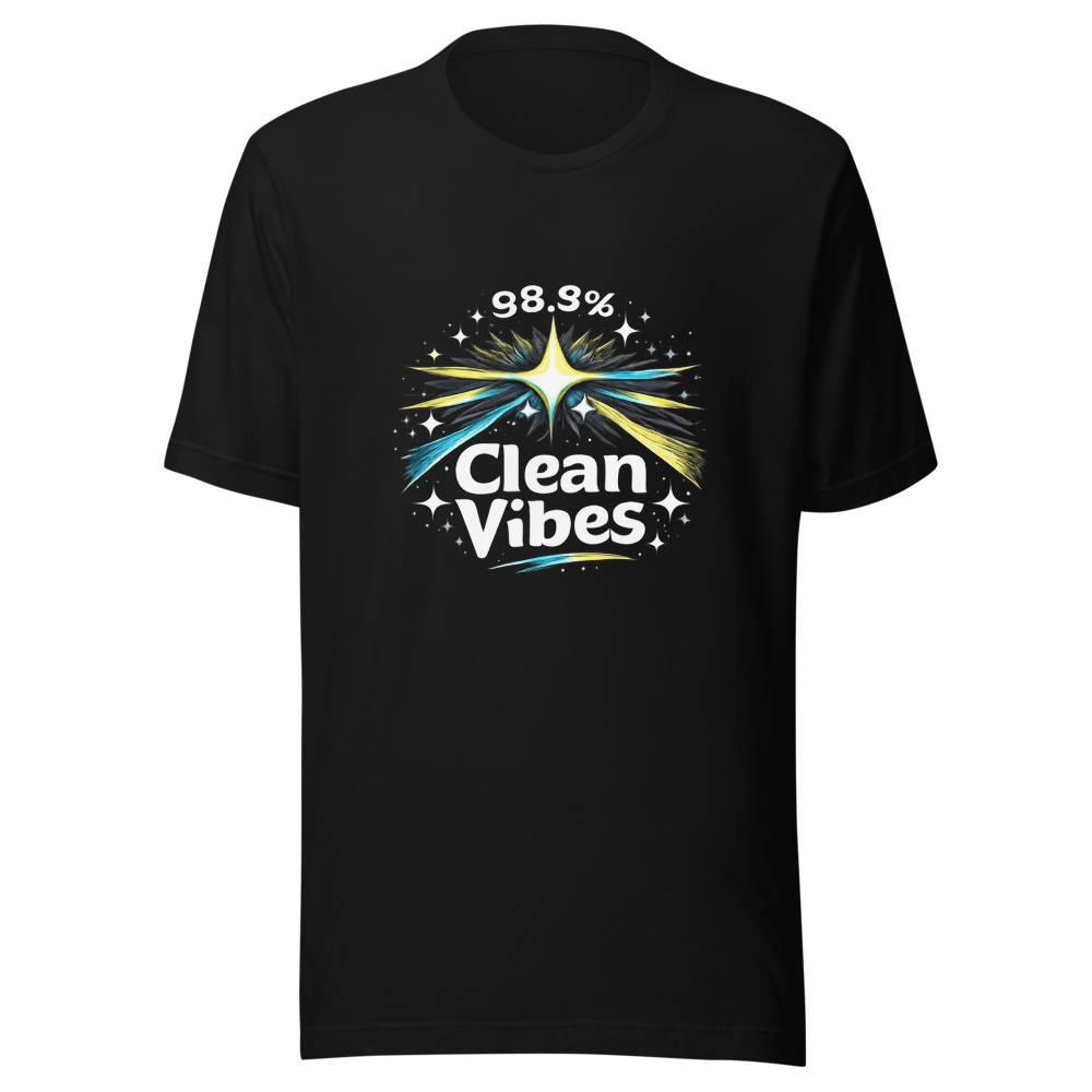 Sparkle & Shine: 99.9% Clean Vibes Tee - Image 2