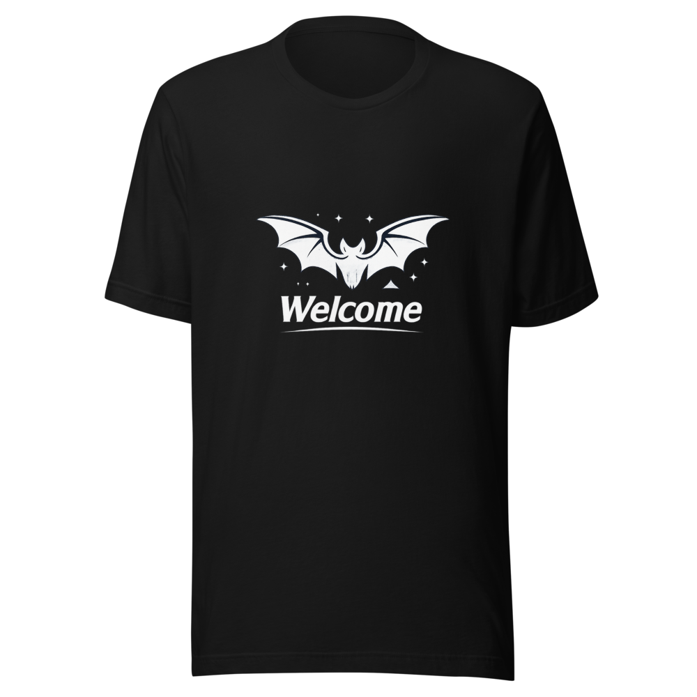 Welcome to the Night Bat T-Shirt - Image 2
