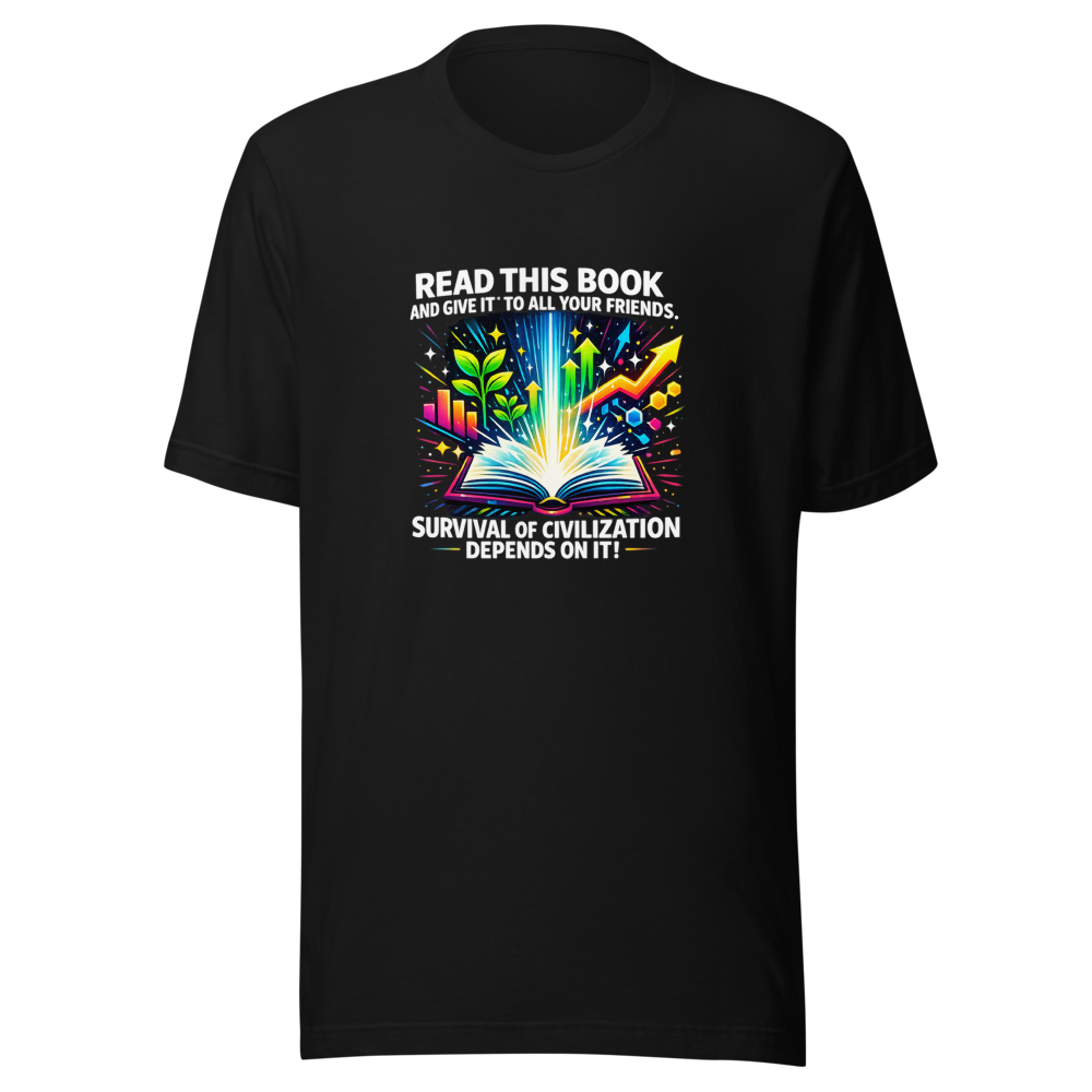 Read This Book Save Civilization Tee - Image 2
