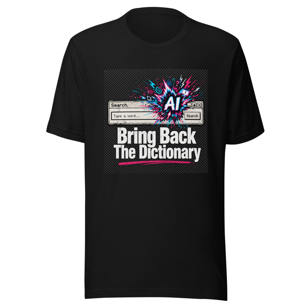 Google Dictionary AI Overview Rage Tee - Image 2