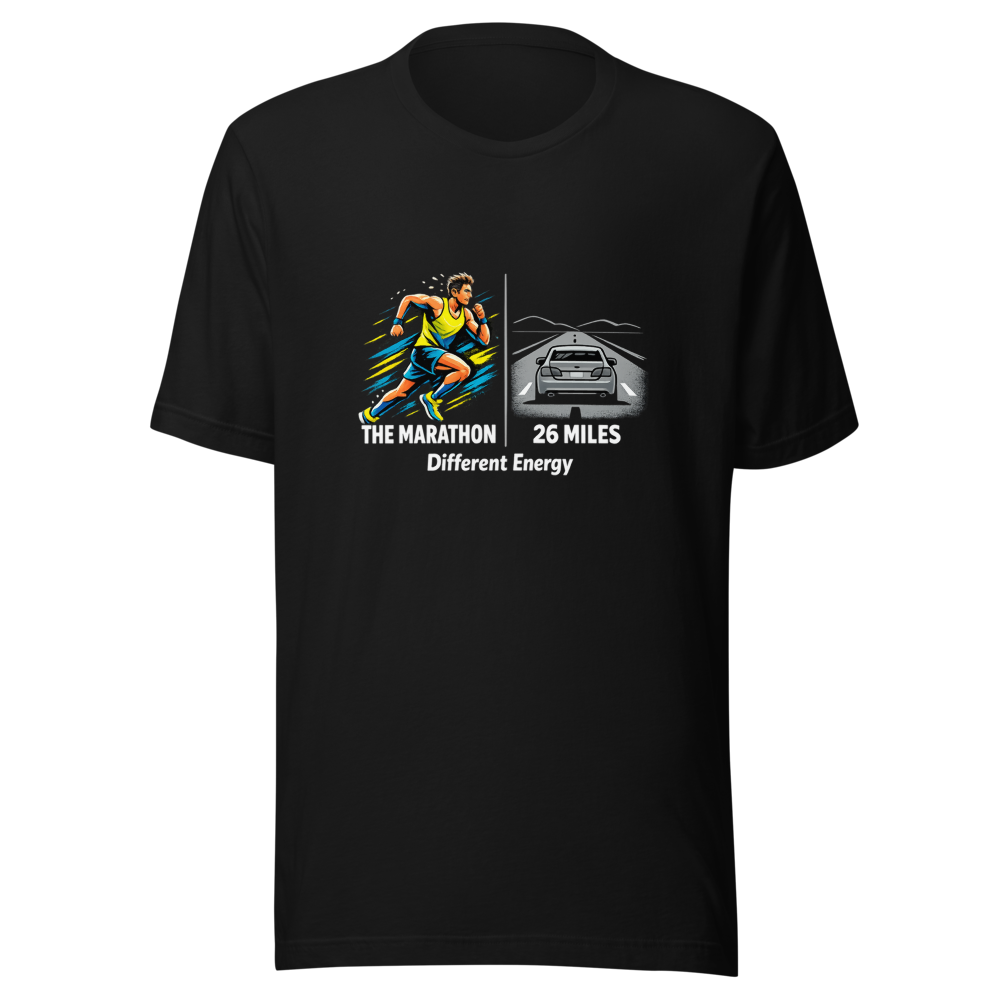 Marathon Runner vs. Driver T-Shirt - Image 2