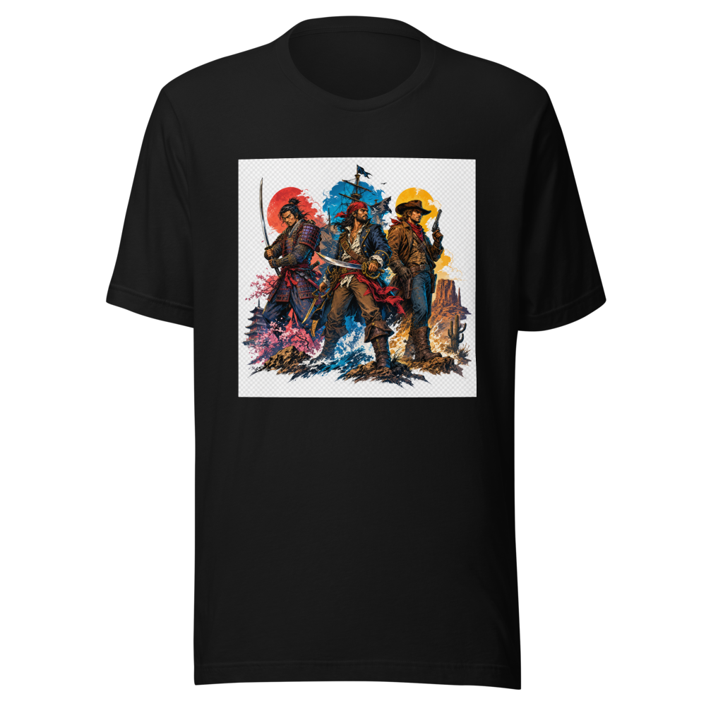 Samurai Pirates Cowboys: The Same Time Era Tee - Image 2
