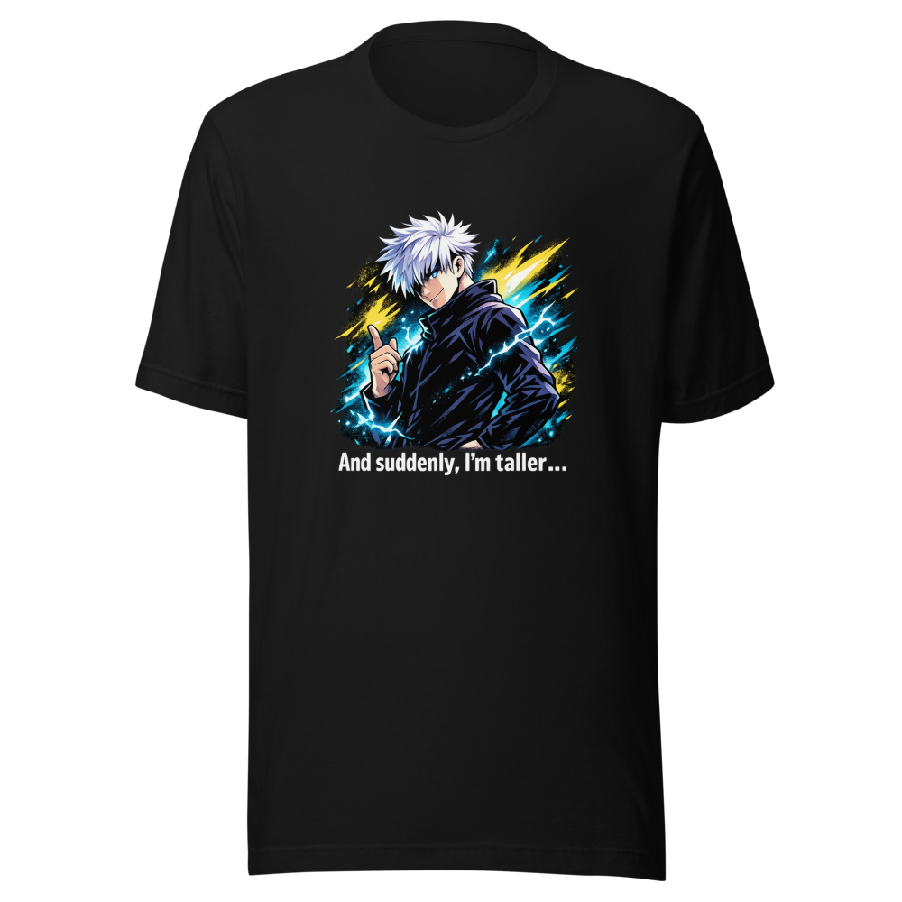 Gojo Satoru I'm Taller Now JJK Anime Tee - Image 2