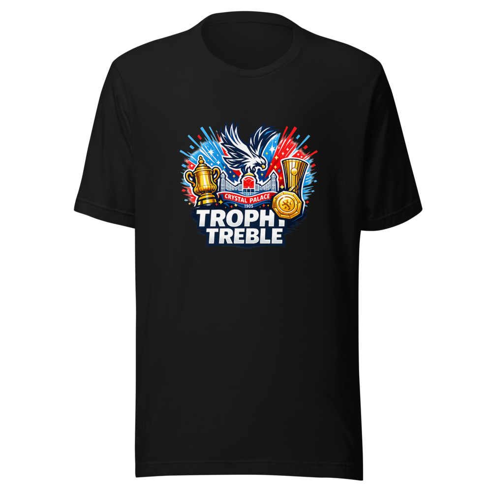 Crystal Palace's Trophy Treble Tee - Image 2
