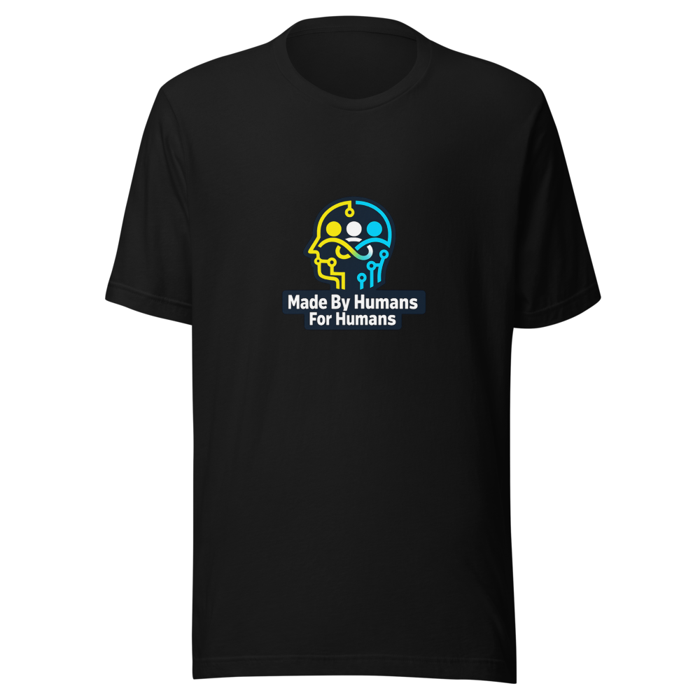 Made By Humans For Humans Cool Statement Tee - Image 2