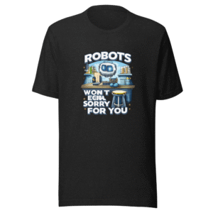 Robot Bartender Meme Shirt: No Tab Taboo