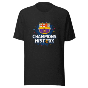 FC Barcelona Champions History T-Shirt