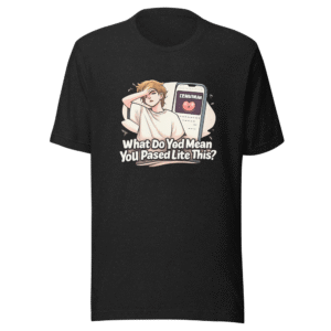 Funny YouTube Breakup Thumbnail T-Shirt