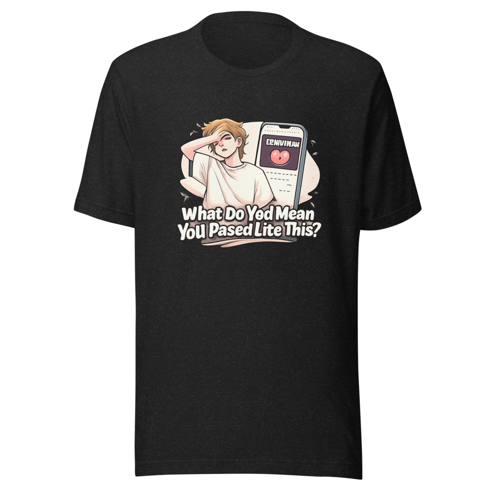Funny YouTube Breakup Thumbnail T-Shirt