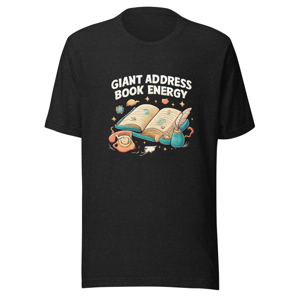 Vintage Phone Book Vibes Funny Nostalgia T-Shirt