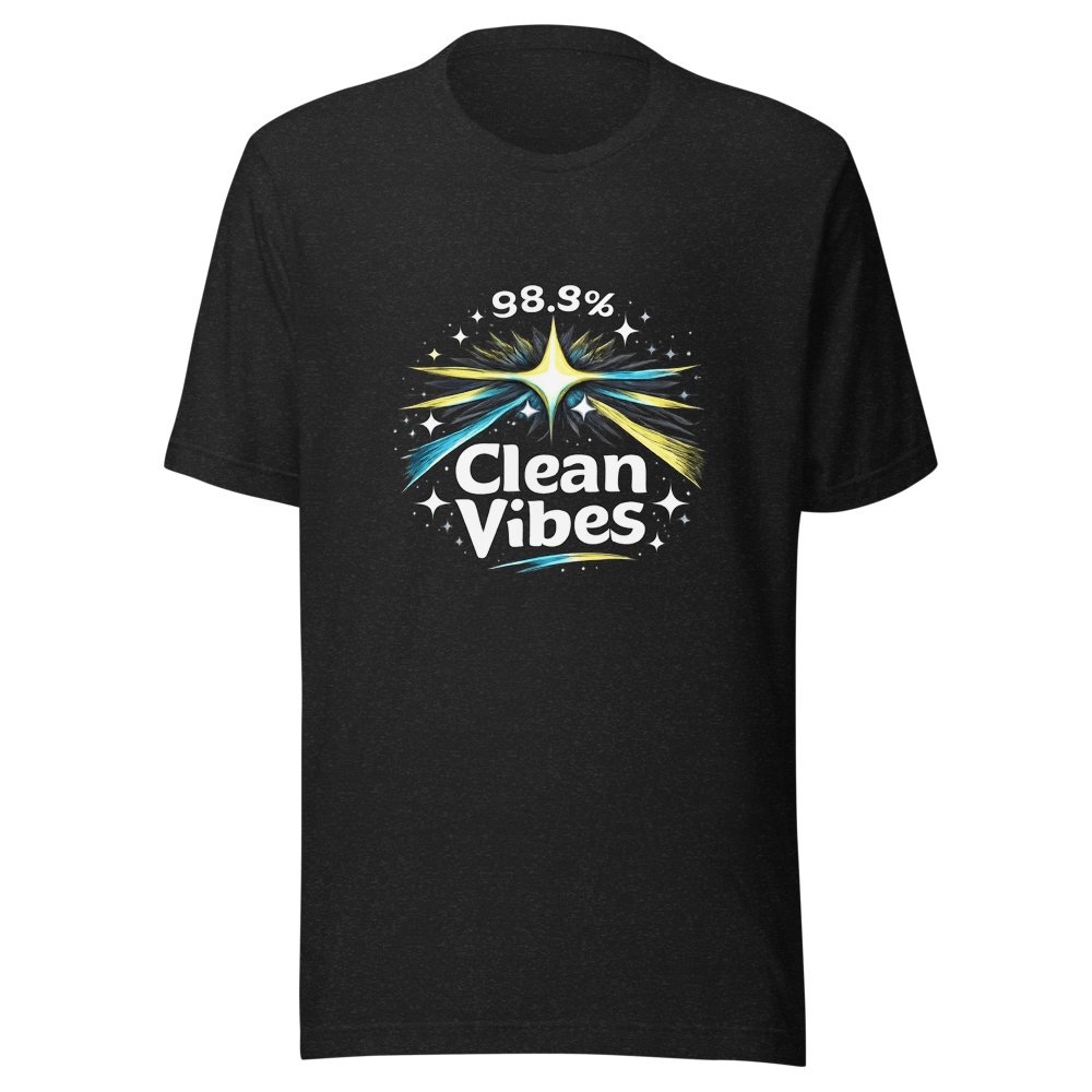 Sparkle & Shine: 99.9% Clean Vibes Tee