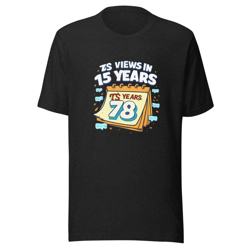 15 Years 78 Views Viral Meme T-Shirt