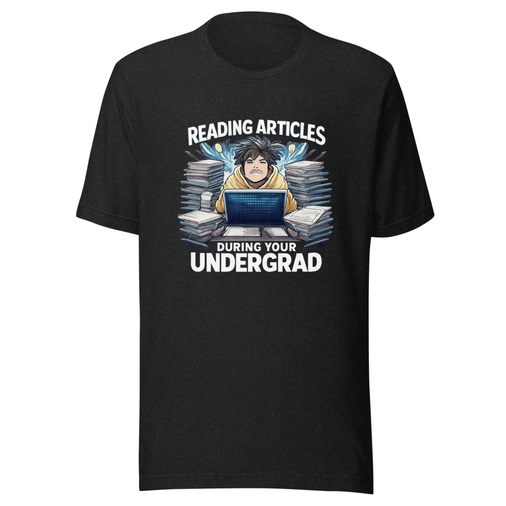 Undergrad Reading Life Funny College Student T-Shirt