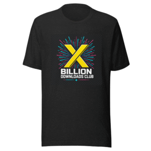Billion Downloads Club X Shirt