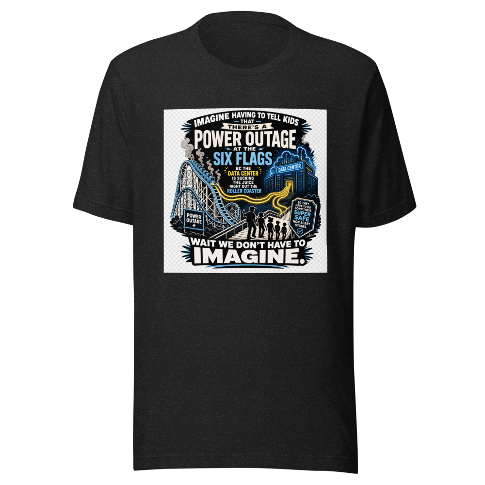 Data Center Power Outage Six Flags Tee