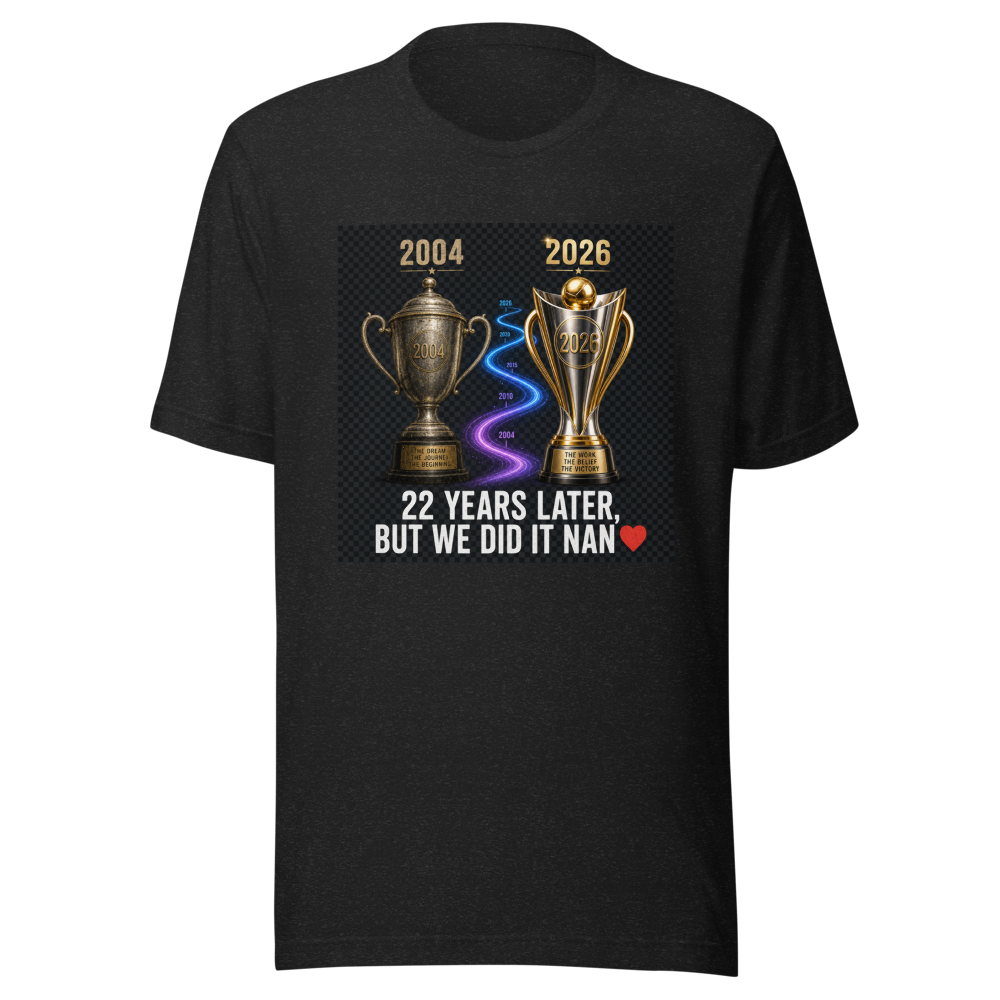 22 Year Journey Champions Trophy T-Shirt