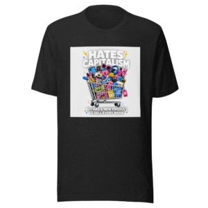 Hates Capitalism New Product Every Week Tee
