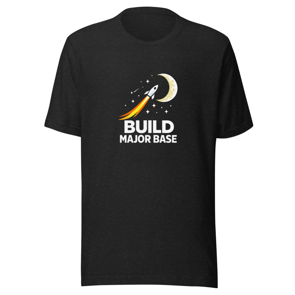 Moon Base Builder Tee: Build Major Moon Base