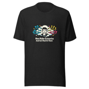 Men Make Scenarios Get Mad T-Shirt