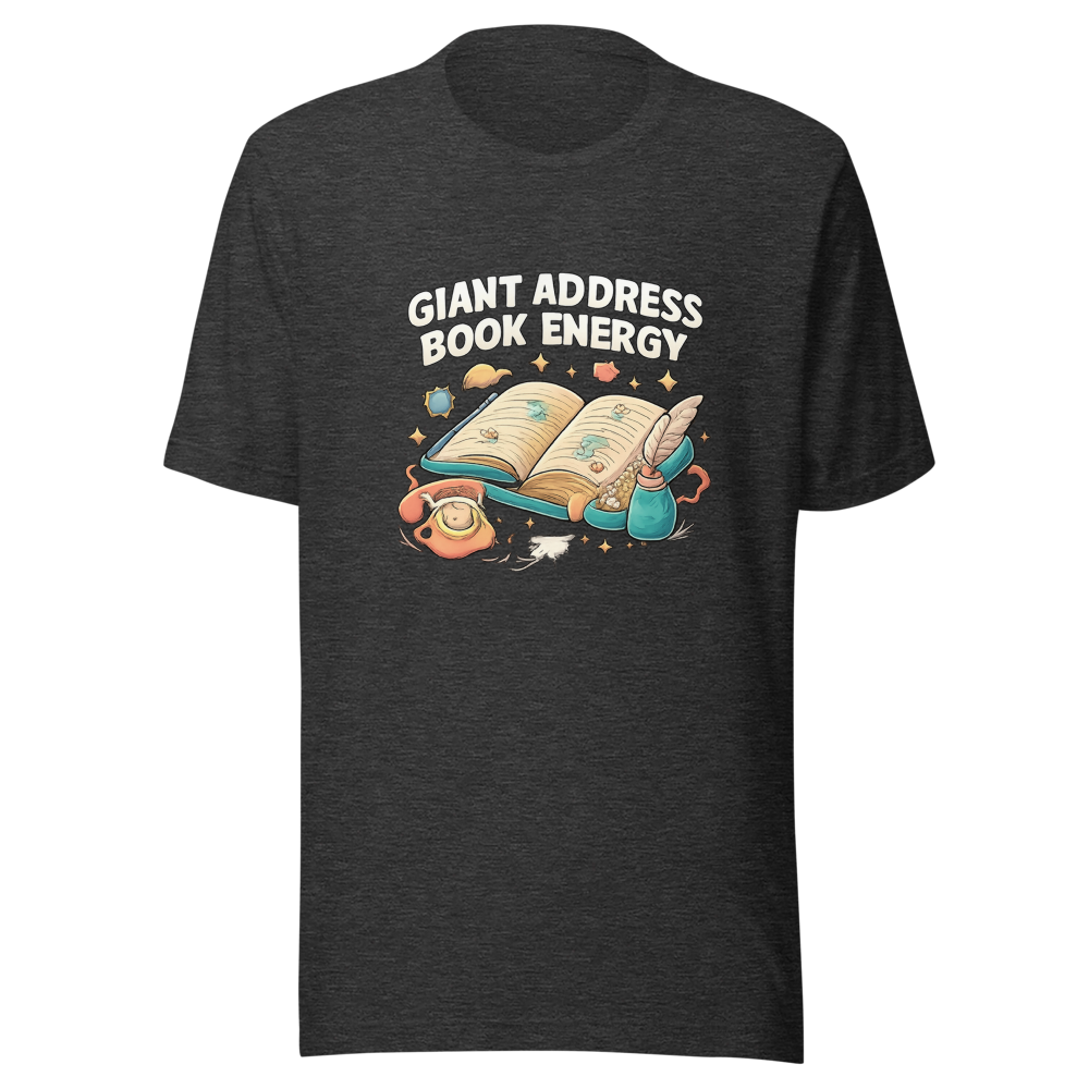 Vintage Phone Book Vibes Funny Nostalgia T-Shirt - Image 9