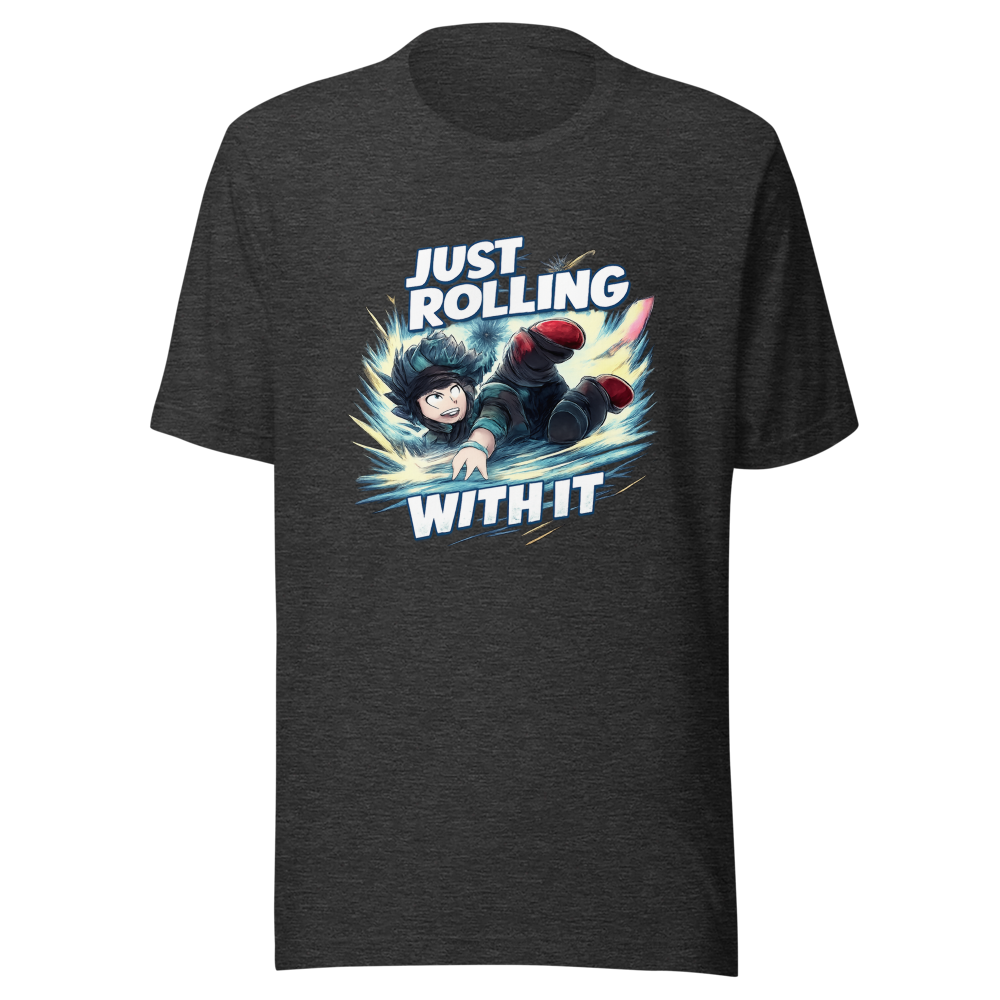 Deku Rolling With It MHA Anime T-Shirt - Image 9