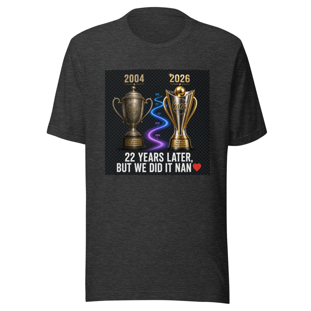 22 Year Journey Champions Trophy T-Shirt - Image 9