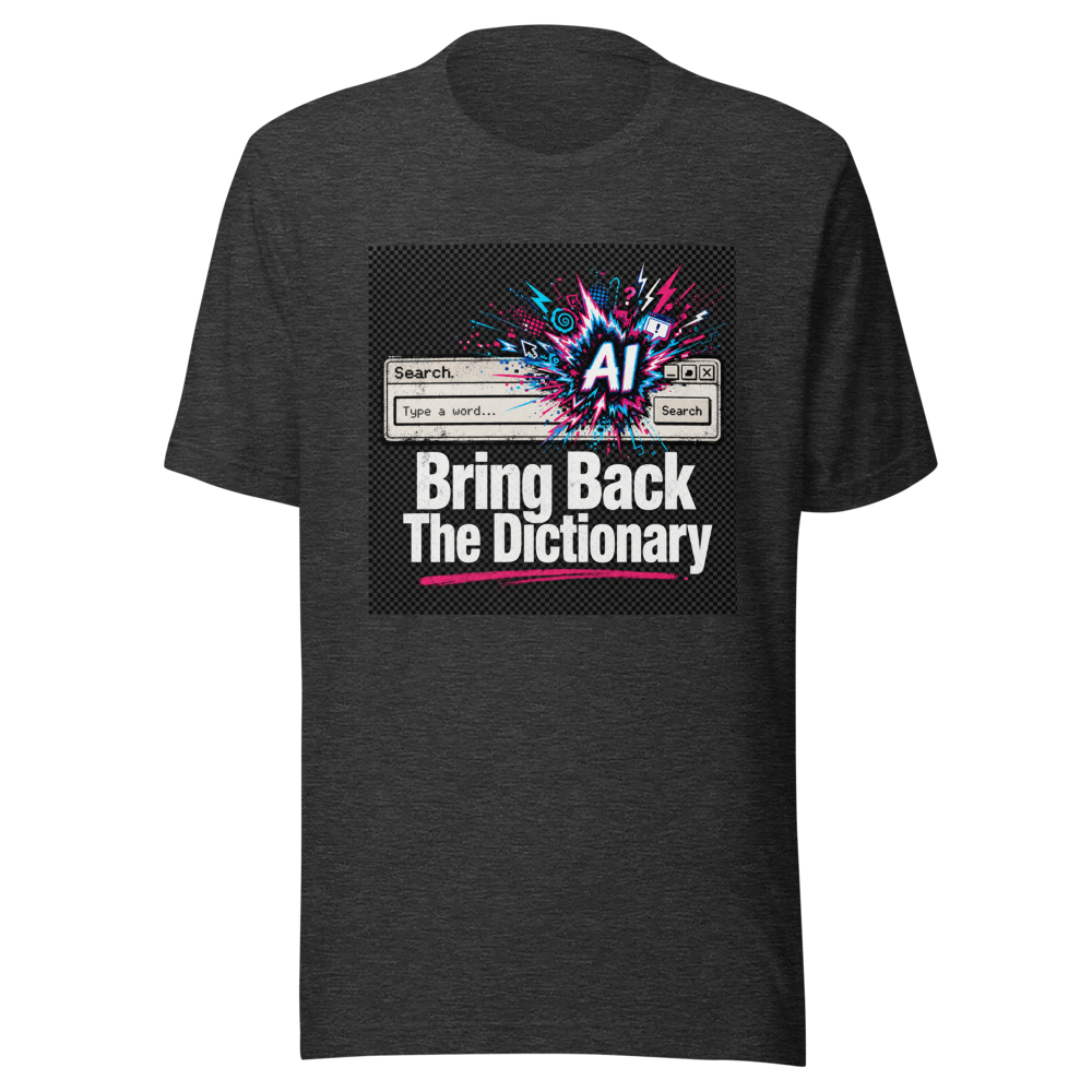 Google Dictionary AI Overview Rage Tee - Image 9