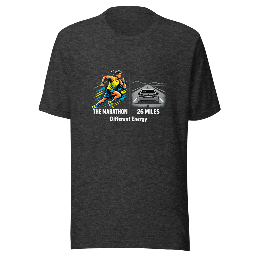 Marathon Runner vs. Driver T-Shirt - Image 9