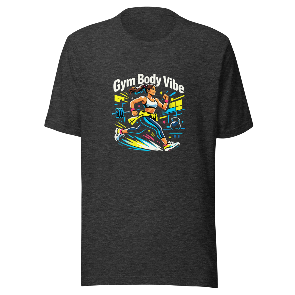 Gym Body Vibe Aesthetic T-Shirt - Image 9