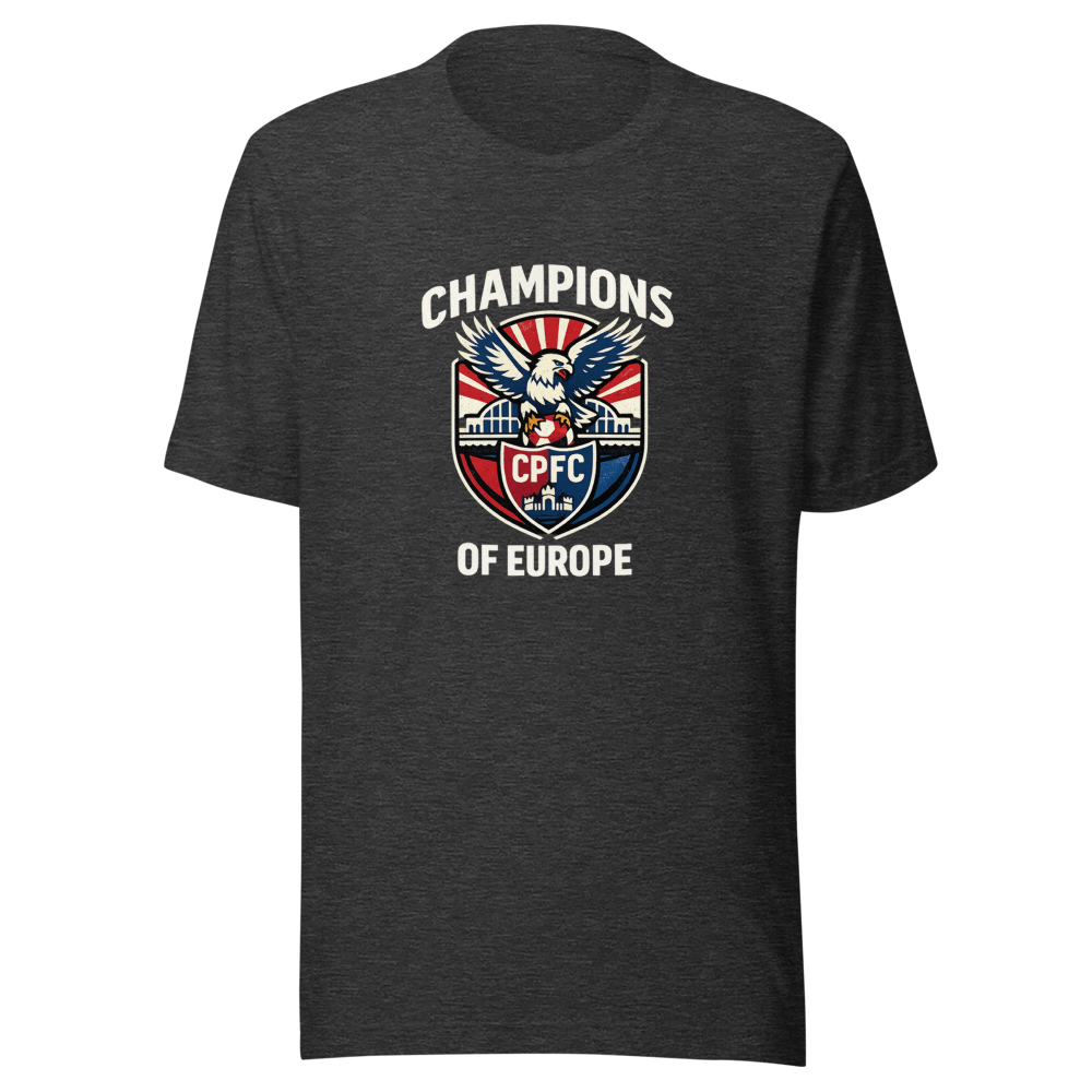 Crystal Palace Champions of Europe Retro Tee - Image 9