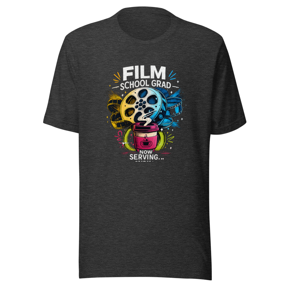 Film School Grad Barista Life T-Shirt - Image 9