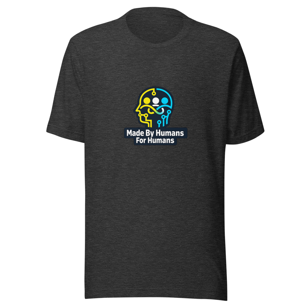 Made By Humans For Humans Cool Statement Tee - Image 9