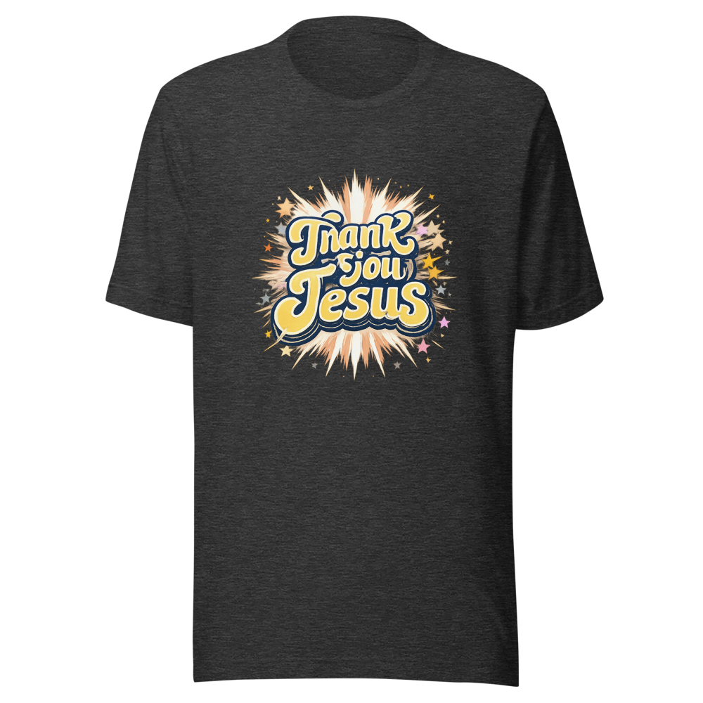 Thank You Jesus Retro Graphic Tee - Image 9